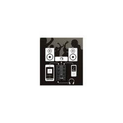 Mini Dj Mixer Pokket Mixer, Midnight Black